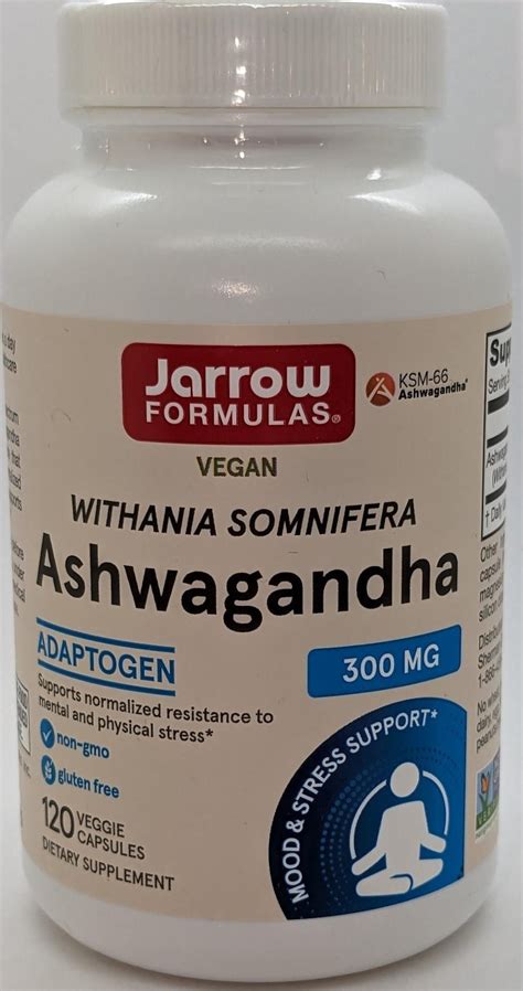 Ashwagandha Extract 300mg 120 Capsules Ayurvedic Performance