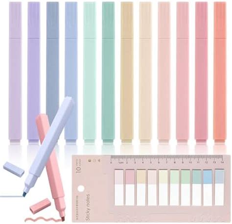 Ailvor Pastel Highlighters 12 Pcs Highlighters Assorted Morandi Color