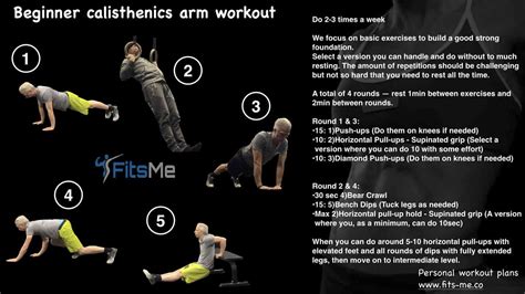 Beginner Calisthenics Arm Workout