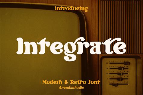 Integrate Font By Arendxstudio · Creative Fabrica