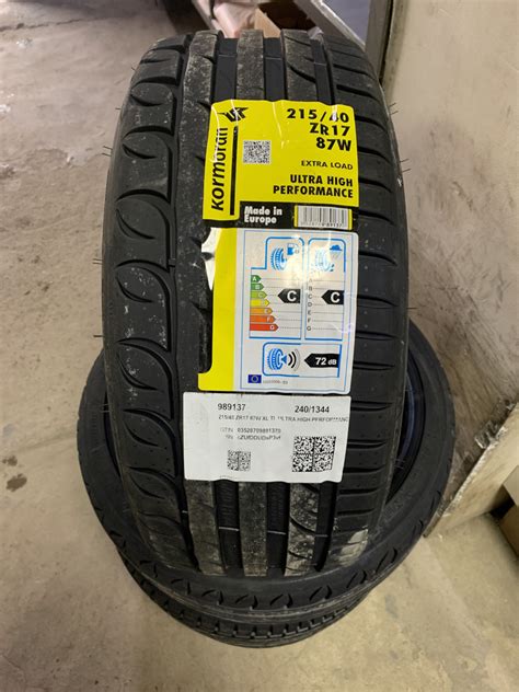 Kormoran ultra high performance 215/40 r17 — Volkswagen Polo Sedan, 1,6 ...