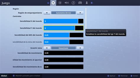 Fortnite Mejor Configuración De Los Ajustes De Sensibilidad En Consola