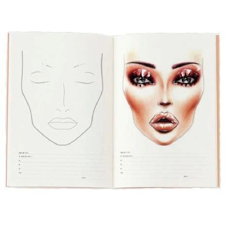 Makeup Artist Face Charts Makeup Blank Face Charts Printable Face Chart