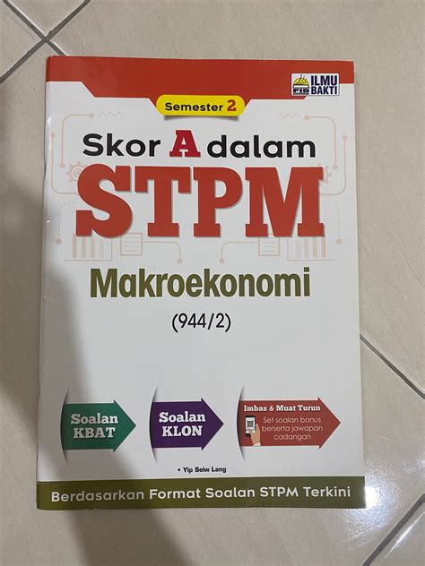 Stpm Ekonomi Sem Hobbies Toys Books Magazines Textbooks On