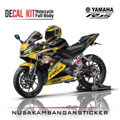 Decal Kit Sticker Yamaha R V Vva Spesial Edition Livery Helmet