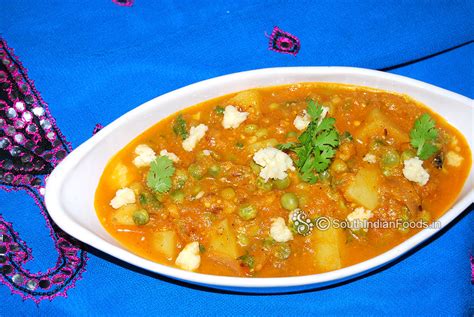 Khoya Matar Curry Kova Green Peas Potato Curry How To Make Step By