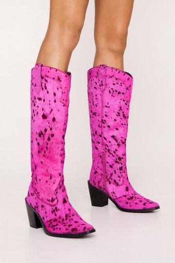 Pink Cowboy Boots | boohoo UK