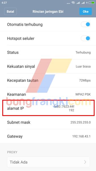 3 Cara Mengetahui IP Address Di HP Android