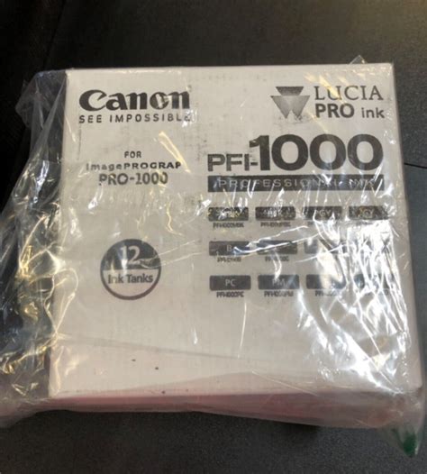 Genuine Original Canon Pfi Ink Lucia Pro Pack For Imageprograf