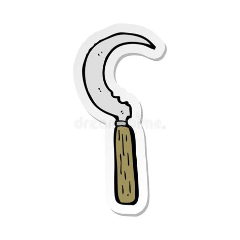 Cartoon Sickle Stock Illustration Illustration Of Curved 37032275