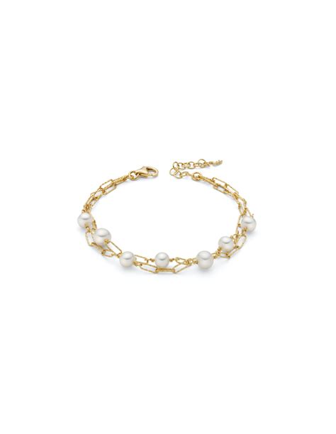 Acquista Bracciale MILUNA MISS ITALIA In Argento 925 E Perle PBR331