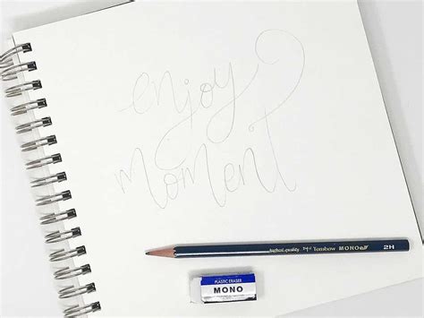 Using Your Pencil For Faux Calligraphy Tombow USA Blog