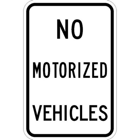 No Motorized Vehicles X Utah Correctional Industries