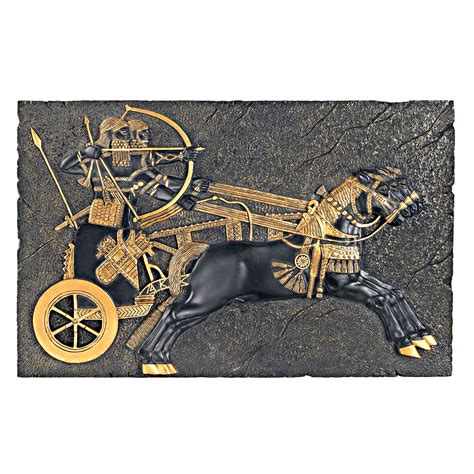 Design Toscano Assyrian War Chariot Wall Décor And Reviews Wayfair