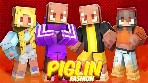 Piglin Fashion By Street Studios Minecraft Skin Pack Minecraft