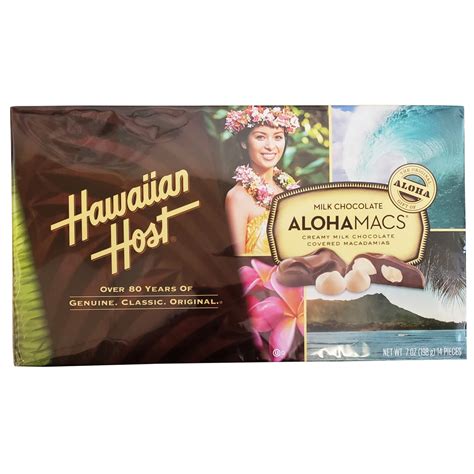 Hawaiian Host Alohamacs 7oz Hawaii Chocolate