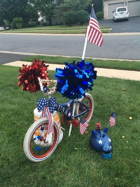 Blue Ribbon 1st Place At The 4th Of July Bike Decorating Contest 2016