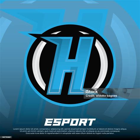 Vetores de H Letra Inicial Monograma Esport E Design De Ilustração Do ...