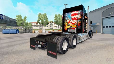 Skin Usa Truck Kenworth W900 For American Truck Simulator