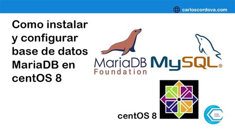 Instalación Y Configuración Base De Datos Mariadb Vs Mysql En Centos 8