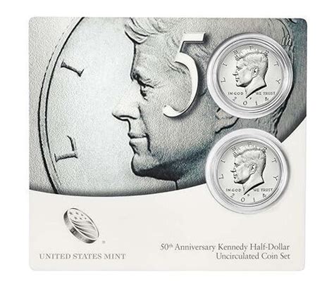 Th Anniversary Kennedy Half Dollar Uncirculated Coin Set Ebay