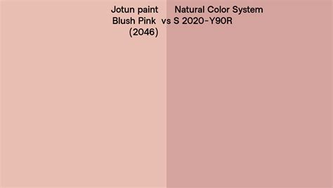 Jotun Paint Blush Pink 2046 Vs Natural Color System S 2020 Y90R Side