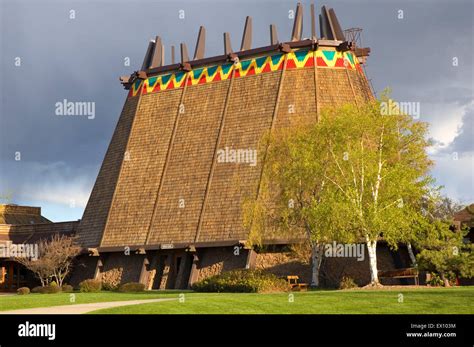 Yakama Nation Cultural Heritage Center, Yakama Indian Reservation Stock ...