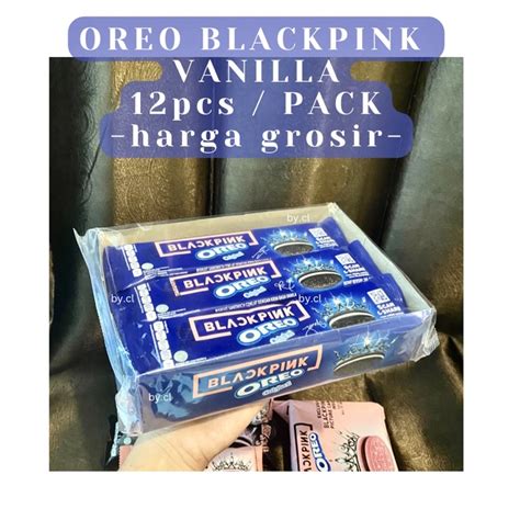 Jual Oreo Blackpink Limited Edition 1box 1pack Isi 12pcs Rasa Vanilla