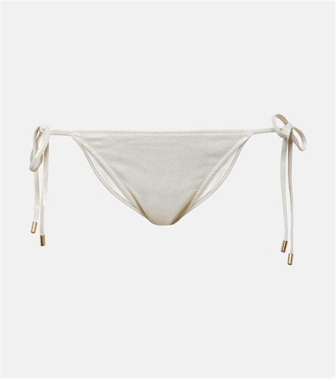 Andorra Bikini Bottoms In Gold Melissa Odabash Mytheresa