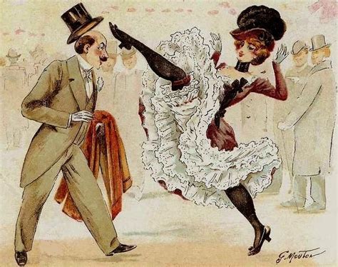 French Cancan Coup De Pied Au Chapeau La Belle Epoque Paris Moulin