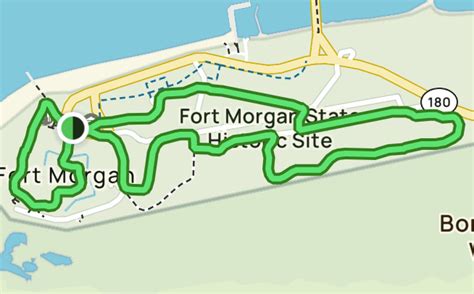 Fort Morgan Alabama Map Winna Kamillah