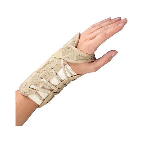 Otc Cock Up Wrist Splint Suede Finish Left Hand Medium 2360l M