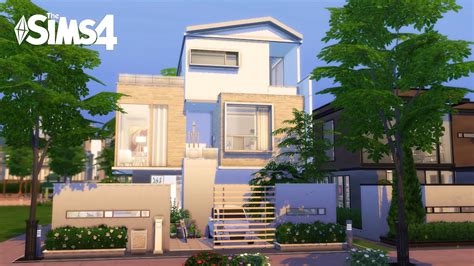 Single Mom House Newcrest The Sims 4 No CC Stop Motion Build