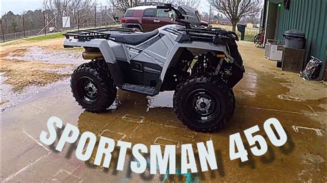 The Polaris Sportsman 450 “utility Edition “🤔🤔🤔at Hollis Farms Youtube