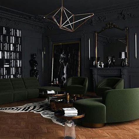 30 Gothic Living room Designs That Room More Cool | HomeMydesign