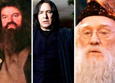 Robbie Coltrane Alan Rickman Y Otros Actores De Harry Potter Que Han