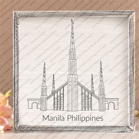 Manila Philippines LDS Temple SVG File-digital Download - Etsy