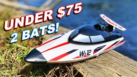 Under 75 RC Boat With TWO Batteries Wltoys WL912 A Speed Boat