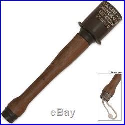 German WWII M24 Stick Grenade Non Functioning Replica Full Size Potato