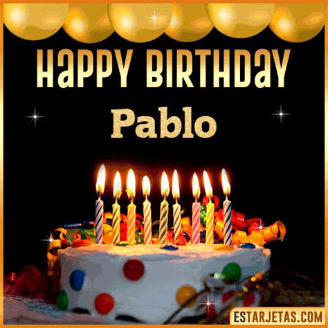 Feliz Cumpleaños Pablo Imágenes  Tarjetas Y Mensajes