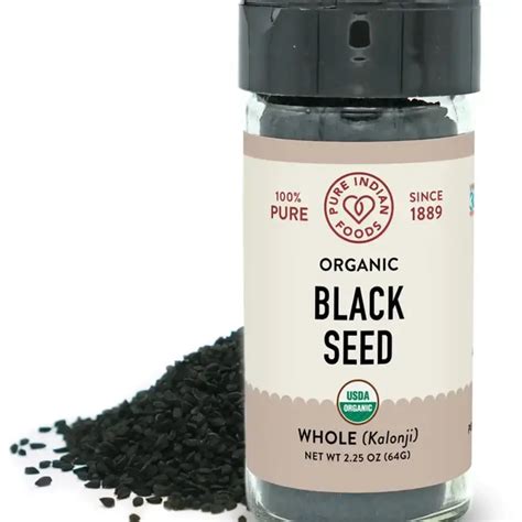 Pure Indian Foods Black Seed (Kalonji, Nigella Sativa) | Pure Indian