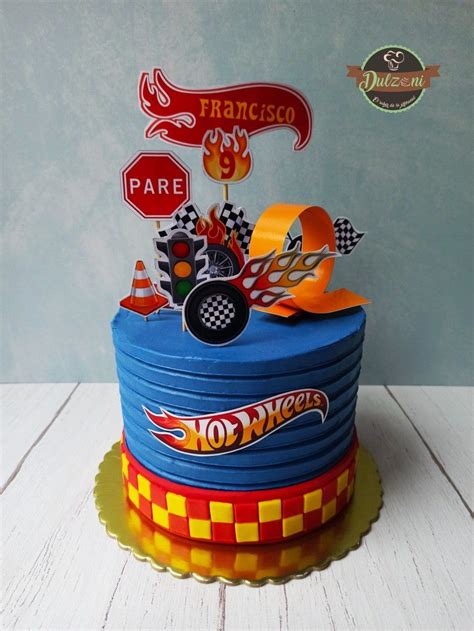 Hot Wheels Birthday Cake Decoration