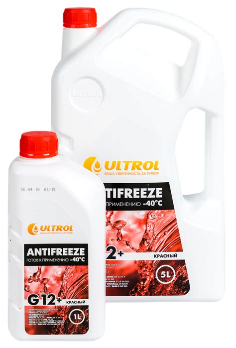 АНТИФРИЗ ULTROL G12+ красный -40