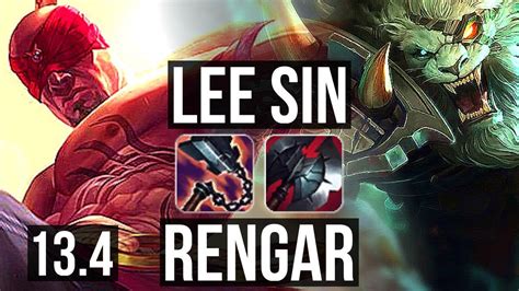 Lee Vs Rengar Jng M Mastery Legendary Games Euw