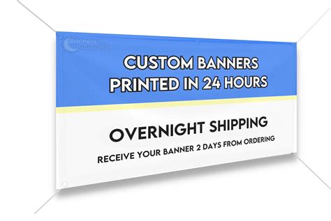 Custom Vinyl Banners with Fast Shipping | Banners Overnight