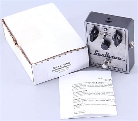 Durham Sex Drive V Boost Guitar Effects Pedal PD Reverb