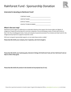 Fillable Online Brilliant And Useful Donation Form Templates