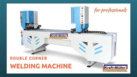 Double Corner UPVC Welding Machine For Best Window And Door Production