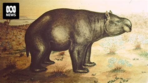 Diprotodon giant wombat fossil discovered in regional NSW, being examined by Australian Museum ...