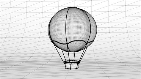 3d Hot Air Balloon Cartoons Model Turbosquid 1348050